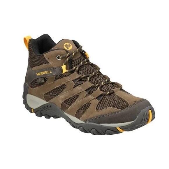 Merrell Alverstone Merrell Stone Mid-Top Waterproof Hiking Boots Men's Size 11 - Picture 1 of 11